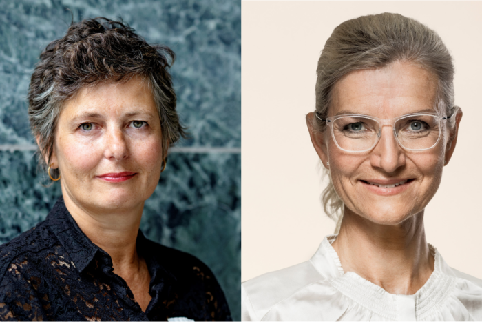 Ulla Tørnæs og Camilla Bjerre Damgaard
